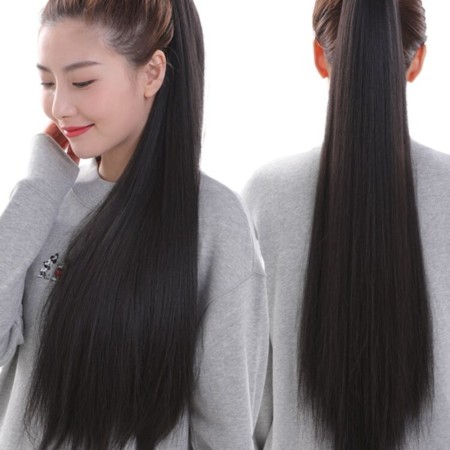 Long Straight Claw Ponytail Hair